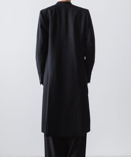 SINGLE CHARME NO-COLLAR COAT/BLACK