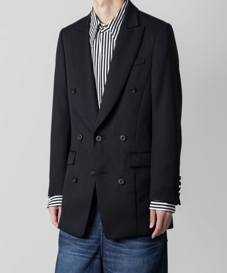PEAKED LAPEL SINGLE JK/BLACK