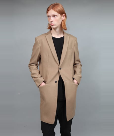 ENGLAND LAMB MELTON CHESTER COAT/BEIGE