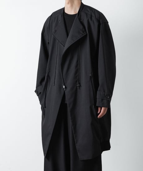 PINSTRIPE DOUBLE ZIP BLOUSON/BLACK