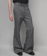 CLASSIC WOOL FLAIR PANTS/GRAY