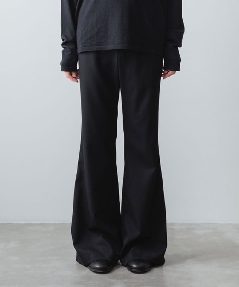 CLASSIC WOOL FLAIR PANTS/BLACK | ato onlinestore