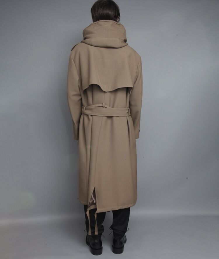 MILITARY TRENCH COAT/ BROWN | ato onlinestore