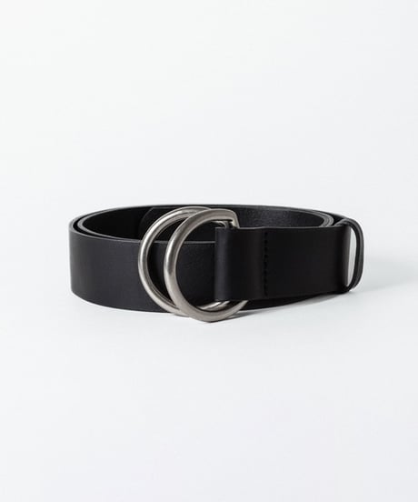 DOUBLE RING BELT/BLACK