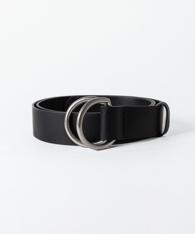DOUBLE RING BELT/BLACK | ato AOYAMA DOUBLE RING BELT/BLACK | ato AOYAMA