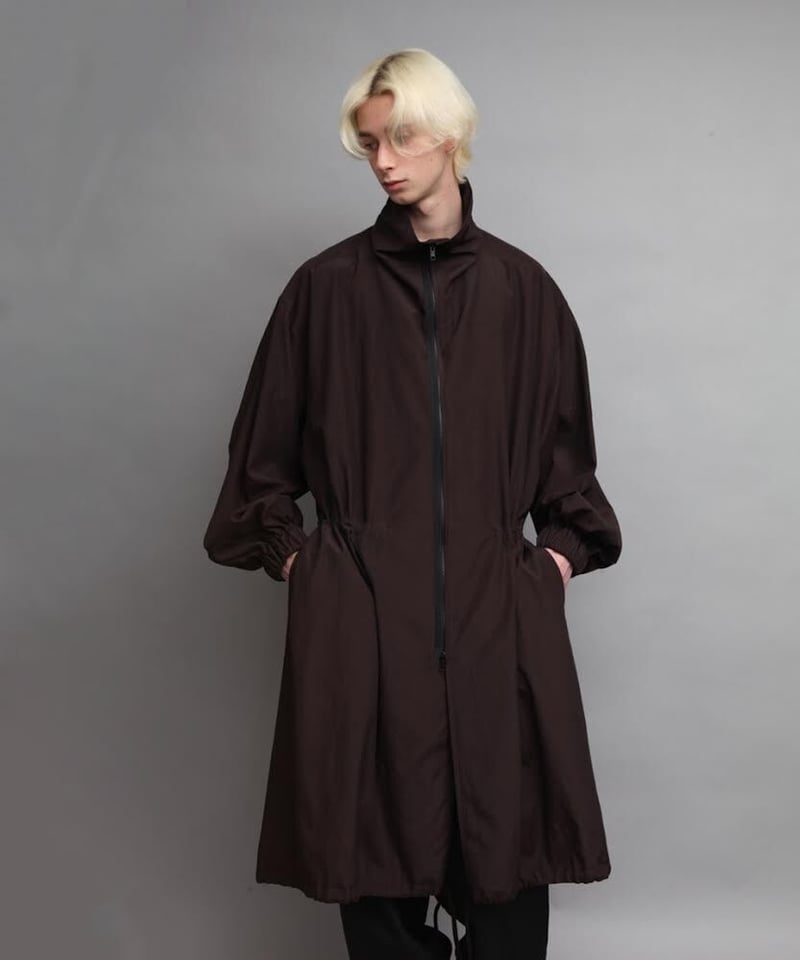 STAND COLLAR COAT/BROWN | ato AOYAMA STAND COLLAR COAT/BROWN | ato AOYAMA