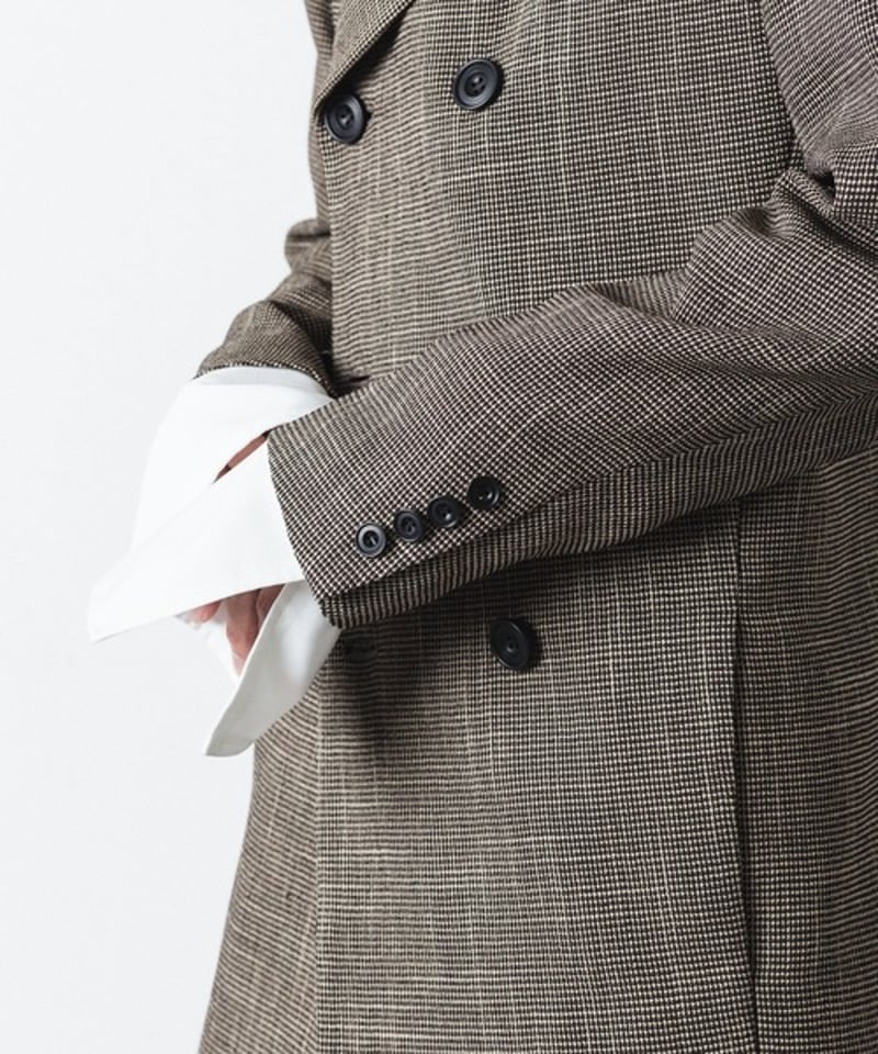 ジャケット・アウター ato/DOUBLE BREASTED TRIXION JACKET DOUBLE BREASTED TRIXION JACKET/BEIGE | ato onli