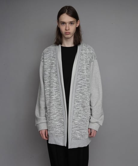 DRAPE CARDIGAN/WHITE