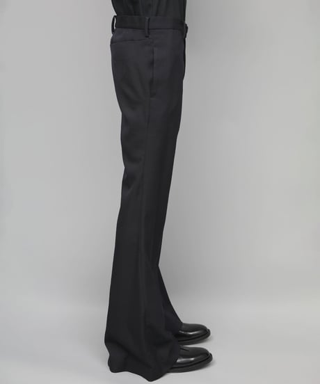 CLASSIC WOOL FLAIR PANTS/NAVY