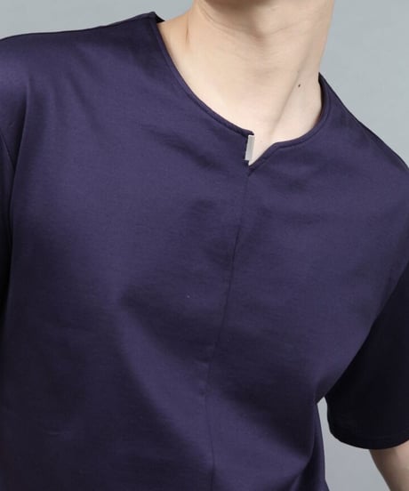 FRONT SEAMS T-SHIRT/PUEPLE