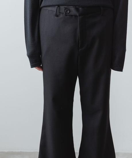 CLASSIC WOOL FLAIR PANTS/BLACK
