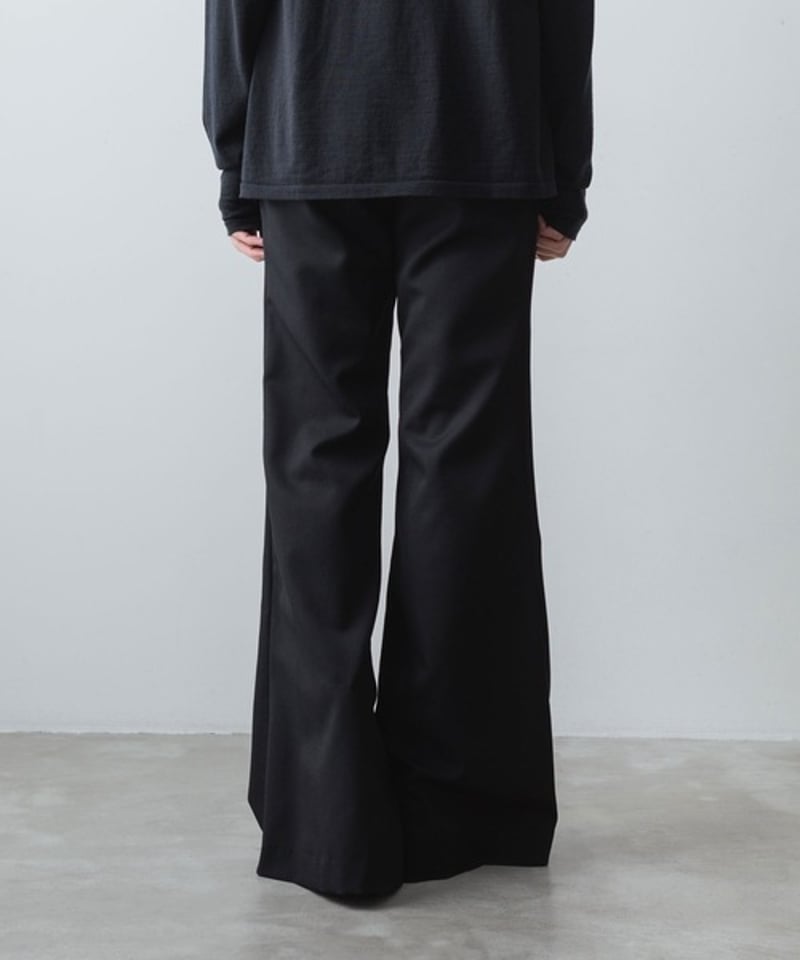 CLASSIC WOOL FLAIR PANTS/BLACK | ato onlinestore