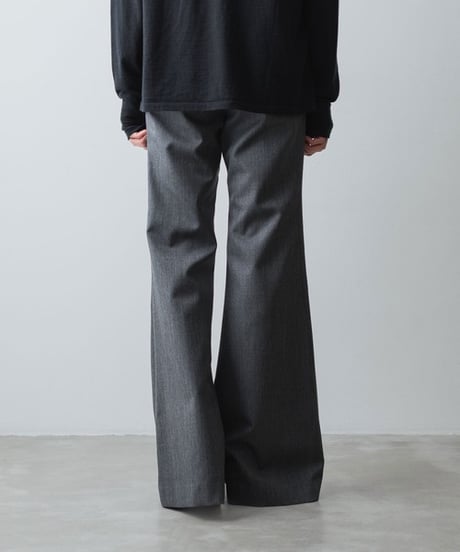 CLASSIC WOOL FLAIR PANTS/GRAY