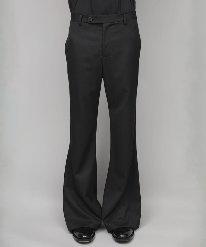 CLASSIC WOOL FLAIR PANTS/BLACK | ato onlinestore