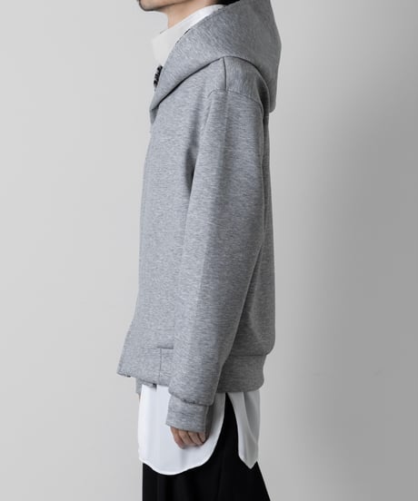 OVERSIZED  ZIP HOODIE/GRAY