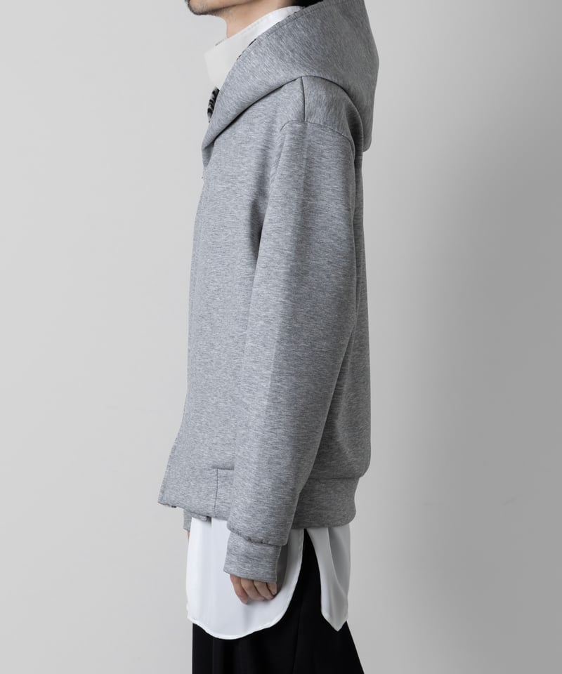 OVERSIZED ZIP HOODIE/GRAY | ato AOYAMA