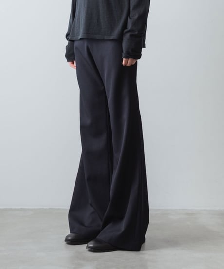 CLASSIC WOOL FLAIR PANTS/NAVY