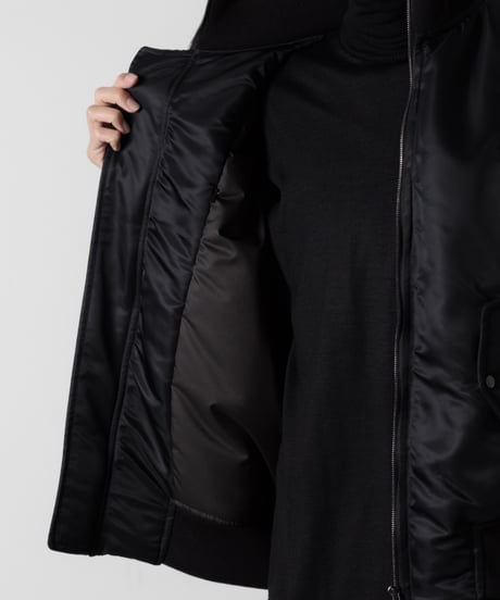 STAND COLLAR MA1 BLOUSON/BLACK