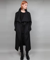 DRAPE COAT/BLACK | ato AOYAMA