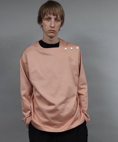 buttoned pull-over jersey/I.ORANGE