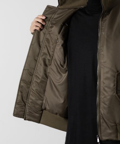 STAND COLLAR MA1 BLOUSON/KHAKI