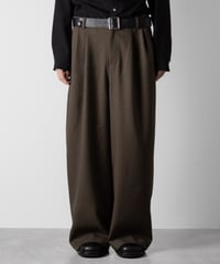 LANATEC WIDE PANTS / KHAKI
