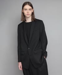 WOOL TWILL NO-COLLAR JACKET/GREY | ato AOYAMA