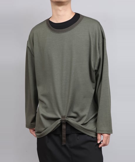 ADJUSTMENT BELT T-SHIRT/KHAKI