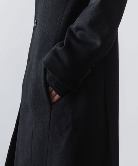 SINGLE CHARME NO-COLLAR COAT/BLACK