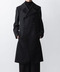 DOUBLE BREASTED COAT/BLACK