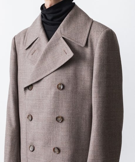 DOUBLE BREASTED COAT/A.BROWN