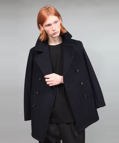 RAMUMERUTON PEA COAT/NAVY