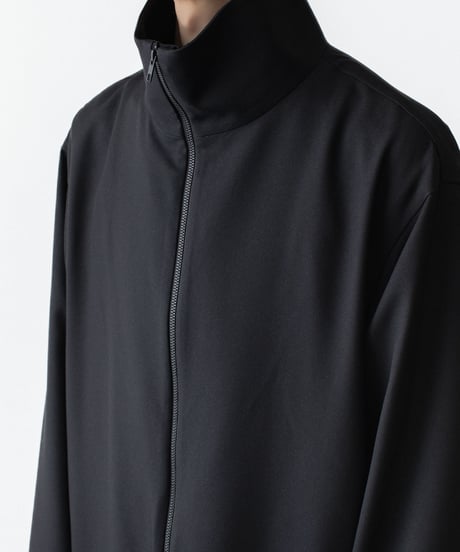 RECYCLE POLYESTER STAND COLLAR COAT