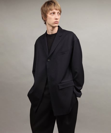 large silhouette jacket/NAVY
