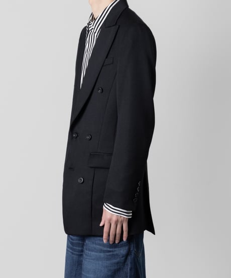 PEAKED LAPEL SINGLE JK/BLACK