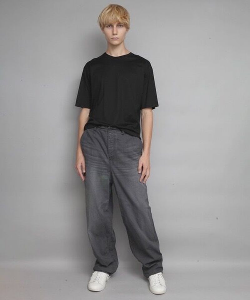 WASHED WIDE DENIM/BLACK | ato AOYAMA