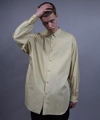 DOLMAN SLEEVE BIG SILHOUETTE SHIRT/ L.YELLOW