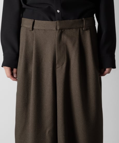LANATEC WIDE PANTS / KHAKI