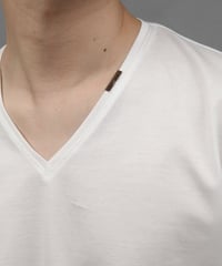 60/2T-CLOTH V-NECK T-SHIRT/WHITE