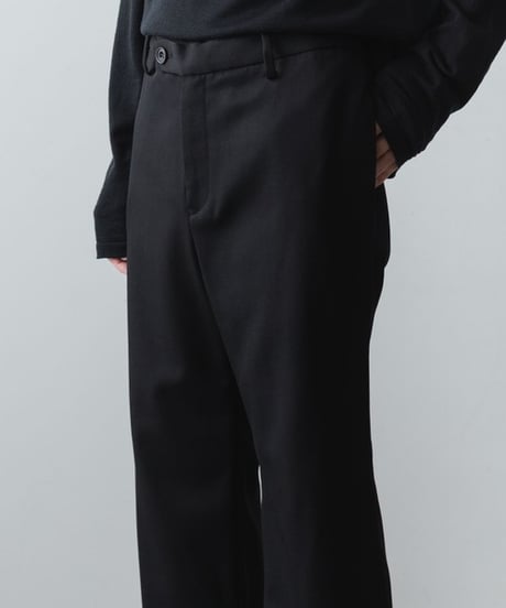 CLASSIC WOOL FLAIR PANTS/BLACK
