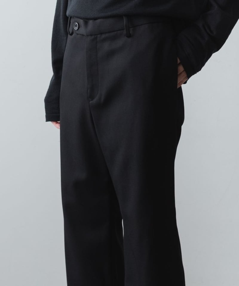 CLASSIC WOOL FLAIR PANTS/BLACK | ato onlinestore