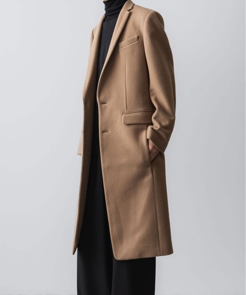 NEW ENGLAND LAMB CHESTERFIELD COAT/BEIGE | ato