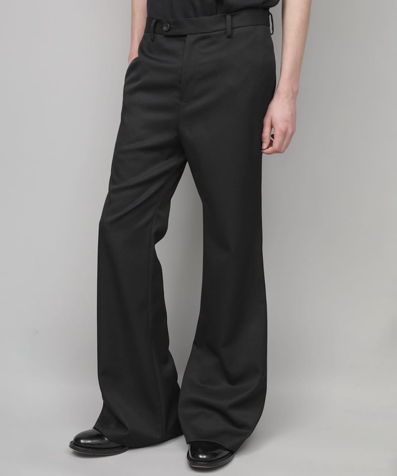 CLASSIC WOOL FLAIR PANTS/BLACK | ato onlinestore
