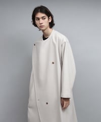 DRAPE COAT/IVORY