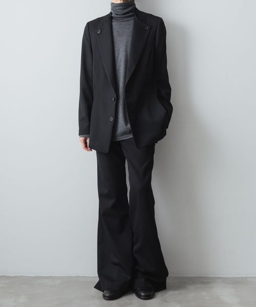 CLASSIC WOOL FLAIR PANTS/BLACK | ato onlinestore