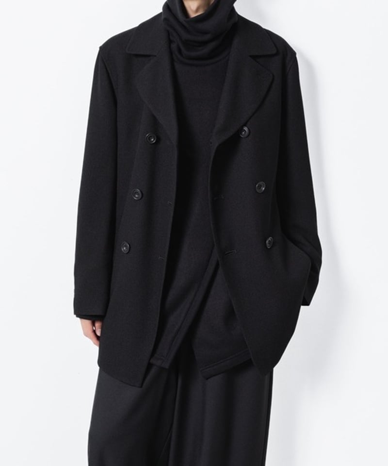 ASYMMETRY PULL-OVER CARDIGAN/BLACK | ato AOYAMA