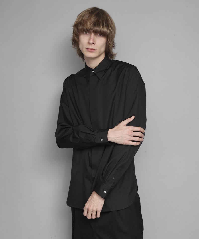 CLASSIC LONG-POINT SHIRTS/BLACK | ato AOYAMA CLASSIC LONG-POINT SHIRTS/BLACK | ato AOYAMA