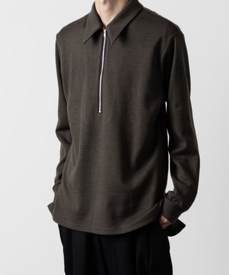 ZIP JERSEY/KHAKI