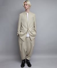 MAO COLLAR JACKET/L.BEIGE