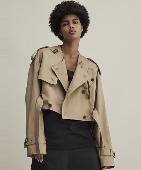 TRENCH BLOUSON/BEIGE